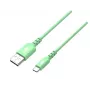 TB USB C laidas 1 m žalias; AKTBXKUCMISI10Z