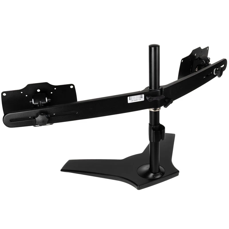 SilverStone SST-ARM23BS-L - dvigubas monitoriaus laikiklis - juodas