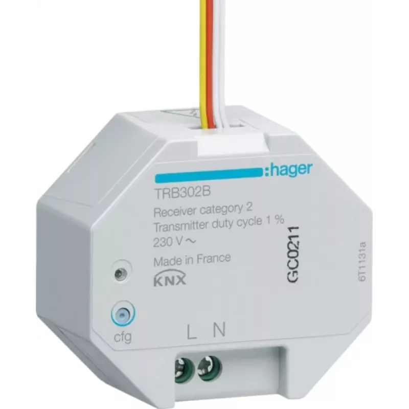 Funk KNX UP įvesties 2 kanalų 230V quicklink TRB302B (TRB302B)