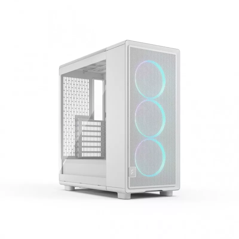 Fractal Design Epoch baltas TG RGB Clear Tint