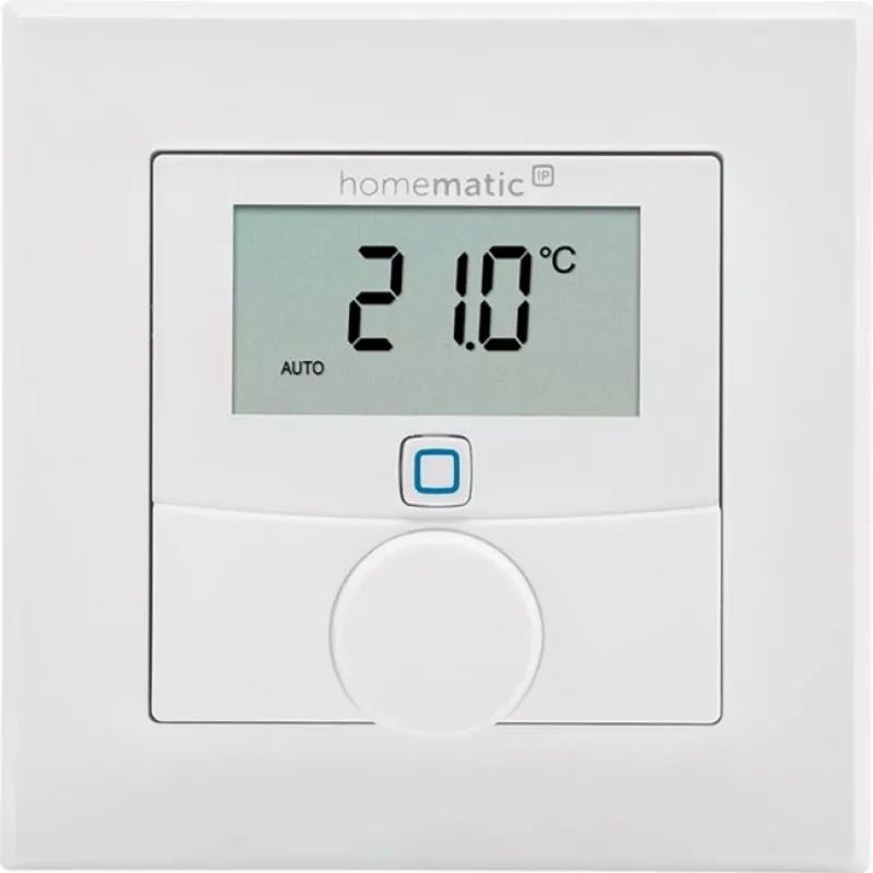 eQ-3 AG Homematic IP HmIP-WTH-1, Skaitmeninis termostatas, Patalpų, RF, Baltas, IP20, 250 m