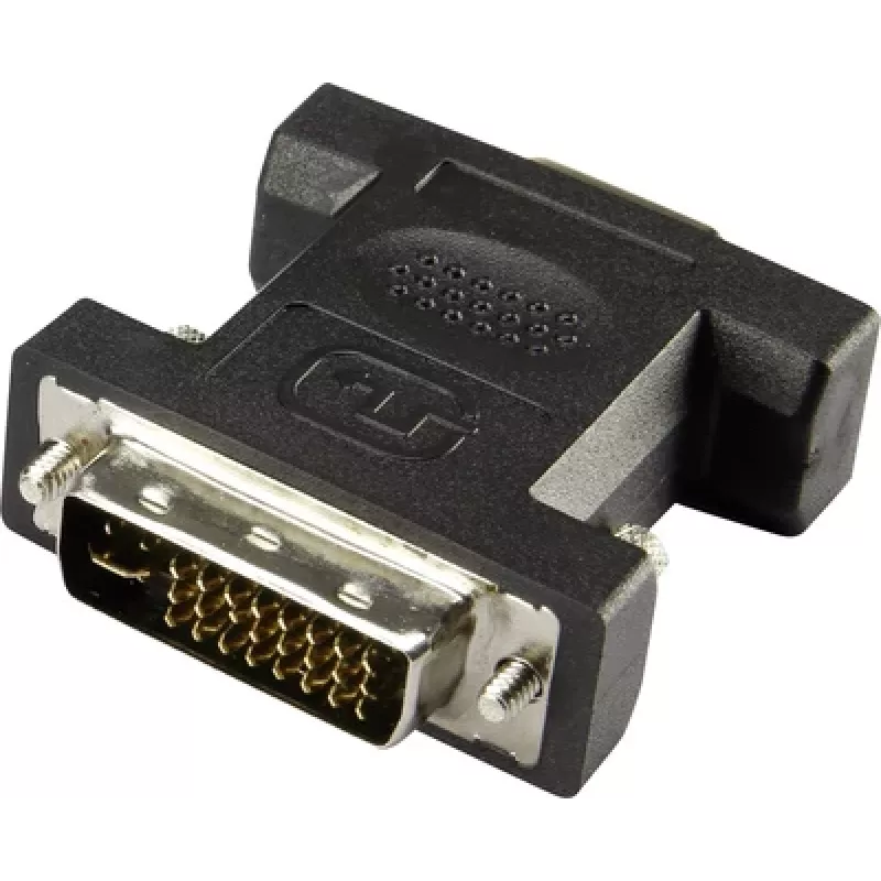 Ekrano adapteris Renkforce 1404074 DVI-I Dual Link (kištukas) į HD-15 VGA adapterio kabelį
