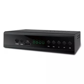 Extralink Home Tuner DVB-T2 skaitmeninės TV dekoderis H.265 HEVC FULL HD USB HDMI + nuotolinio valdymo pultelis