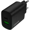 CANYON įkroviklis OnCharge 250 25W 1xPD 1xQC EU juodas