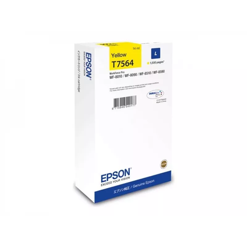 Epson C13T75644N rašalo kasetė 1 vnt. Originali didelio našumo (L) geltona