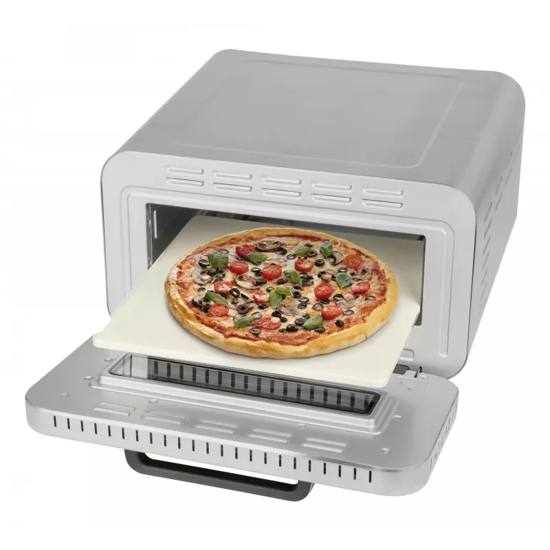 Picų krosnelė ProfiCook PC-PO 1323 — stalviršinė picų krosnelė, 1 pica, 2100 W, nerūdijantis plienas, skaitmeninis laikmatis