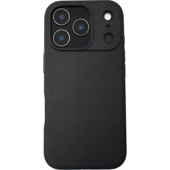 Apsauginis silikoninis dėklas jt berlin Steglitz, skirtas Apple iPhone 17 Pro Max — juodas