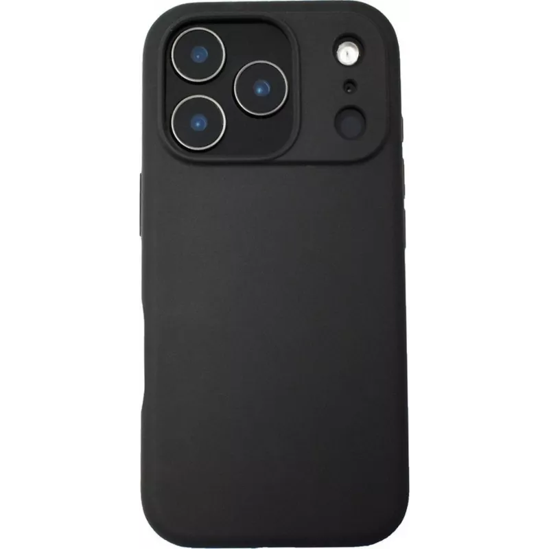 Apsauginis silikoninis dėklas jt berlin Steglitz, skirtas Apple iPhone 17 Pro Max — juodas