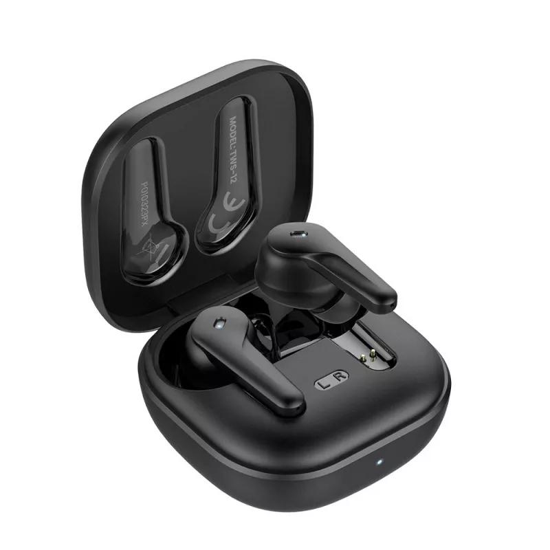 SAVIO in-ear TWS headset TWS-12, Bluetooth 5.3, built-in mic, Juoda