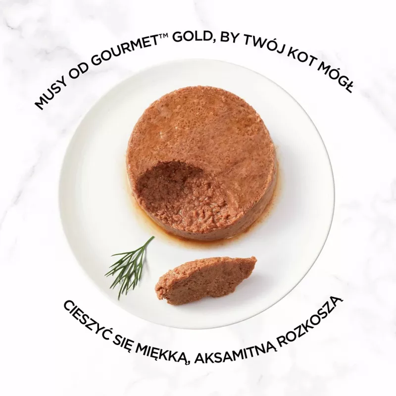 Šlapias kačių maistas Purina GOURMET Gold Adult Tuna 85 g skardinė, baltymai 10,5 %, riebalai 7 %, drėgmė 77,5 %