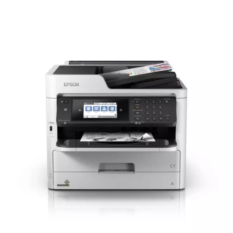 Epson WorkForce Pro WF-M5799DWF spausdintuvas rašalinis nespalvotas MFP A4, skaitiklis nuo 100 000 iki 180 000 (naudotas)
