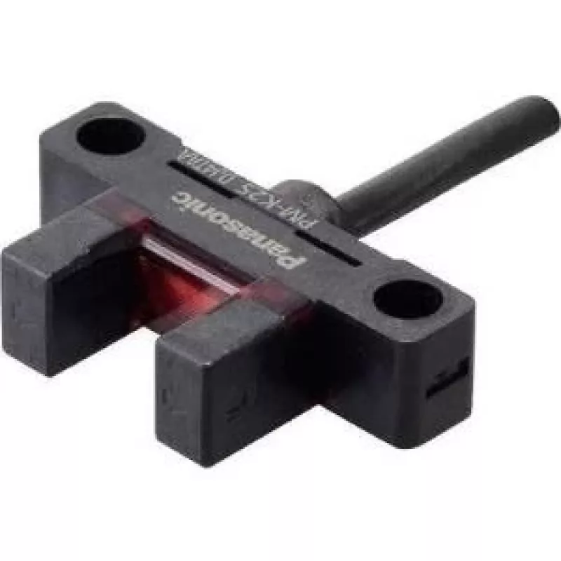 Fotoelektrinis šakės tipo jutiklis Panasonic PM-K25-P, K tipo, 5–24 V DC, šviesos ir tamsos perjungimas