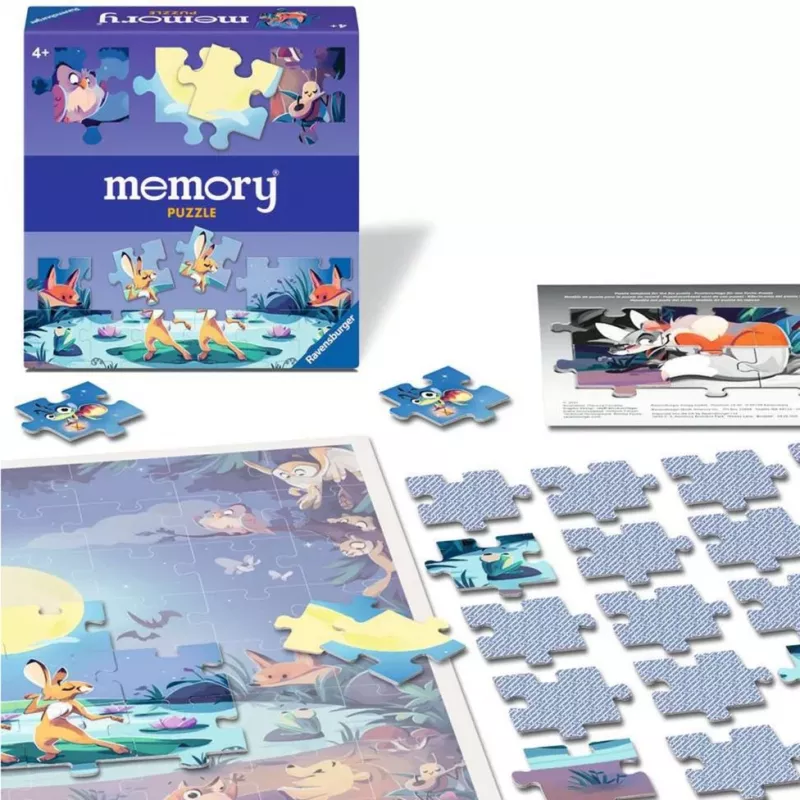 memory Puzzle Gyvūnai prie tvenkinio, stalo žaidimas