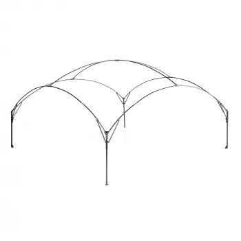 FastPitch Event Shelter XL, paviljonas sidabrinis/tamsiai mėlynas, 4,5 x 4,5 metro