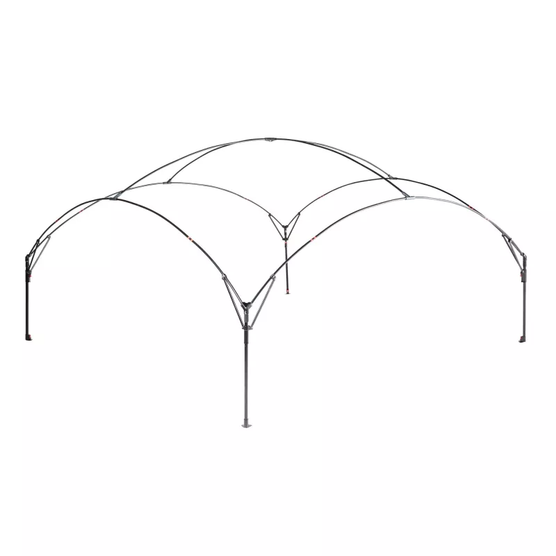 FastPitch Event Shelter XL, paviljonas sidabrinis/tamsiai mėlynas, 4,5 x 4,5 metro