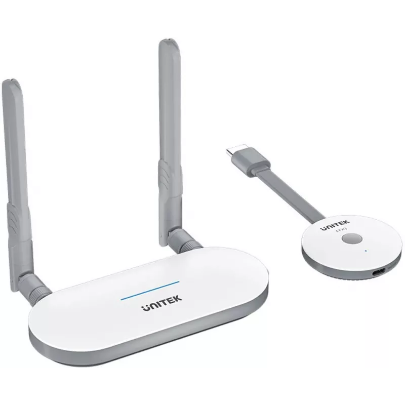 Belaidė HDMI AV signalo perdavimo sistema Unitek V1183A01, siųstuvas ir imtuvas, veikimo nuotolis iki 50 m