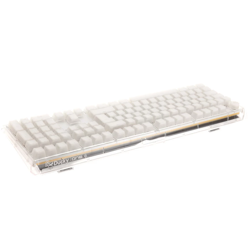 Ducky One 3 RGB klaviatūra, žaidimams, USB, QWERTY, US English, balta