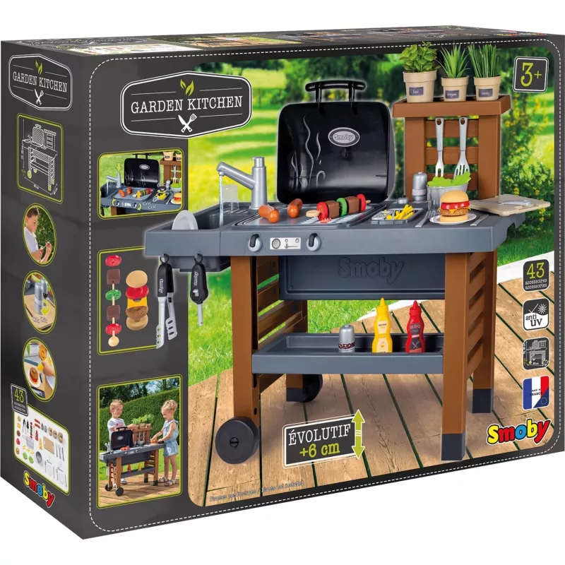 Garten Kitchen, Žaidimų virtuvėlė pilka/ruda
