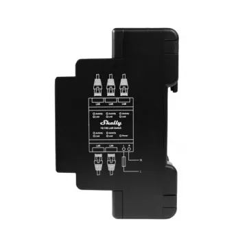 Išmanusis jungiklis Shelly LAN Switch juodas AC 110-240V 1W