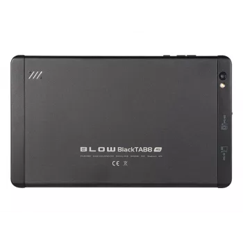 Planšetinis kompiuteris BLOW JuodaTAB8 8 colių 4G LTE, 3 GB RAM, 32 GB eMCP, Android 14, IPS 1200×1920, MicroSD
