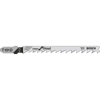 Siaur pjūklo geležtė Bosch T 101 D Clean medienai