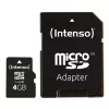 ATMINTINĖ MICRO SDHC 4GB C10/W/ADAPTER 3413450 INTENSO