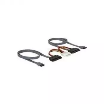 SATA universalus kabelis DeLOCK 84239 2x HDD 0,5 m