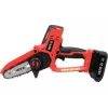 Belaidis grandininis pjūklas YATO YT-828135 — 18V Li-Ion 2Ah, 10 cm juosta, 3200 aps./min, 4,8 m/s grandinės greitis, 26 grandys