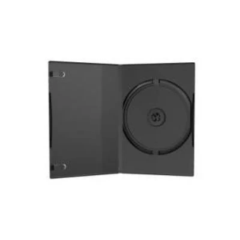 MediaRange - DVD SlimBox - Talpa: 1 CD, 1 DVD - 50 vnt. pakuotė - Juoda (BOX13-M)
