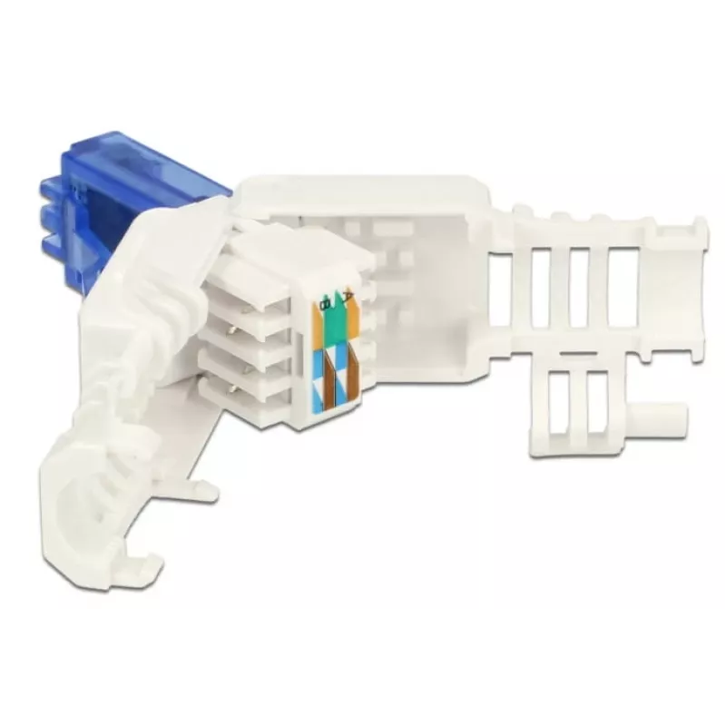 Laido jungtis RJ-45 DeLOCK 86417 mėlyna balta