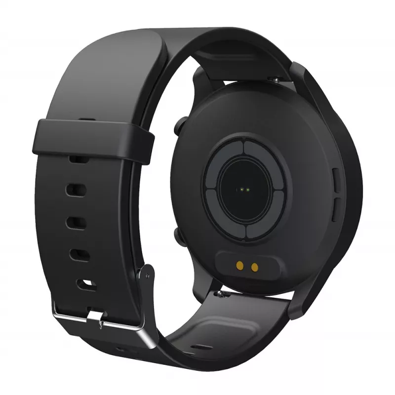 Išmanusis laikrodis MEDIA-TECH MT870 — 1,3 colio (3,3 cm) IPS jutiklinis ekranas, 51 mm korpusas, Bluetooth, juodas