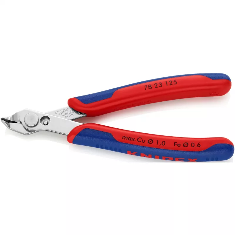 Knipex Super-Knips 78 23 125 elektronikos ir tiksliosios mechanikos pjovimo replės be kampo 125 mm