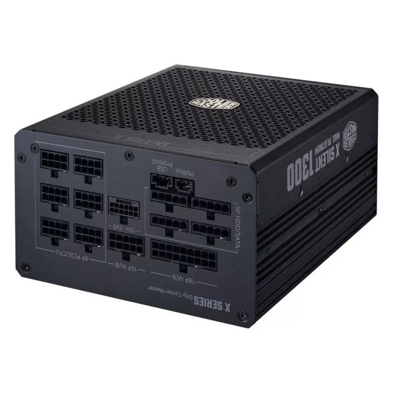 Maitinimo blokas Cooler Master X Silent MAX Platinum 1300W – ATX maitinimo blokas, 1300W galia, Platininis efektyvumas