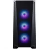 PHANTEKS Eclipse G370A kompiuterio korpusas, midi bokštas, SSI-EEB, RGB, grūdintas stiklas – su 3x 120 mm ventiliatoriumi, juodas