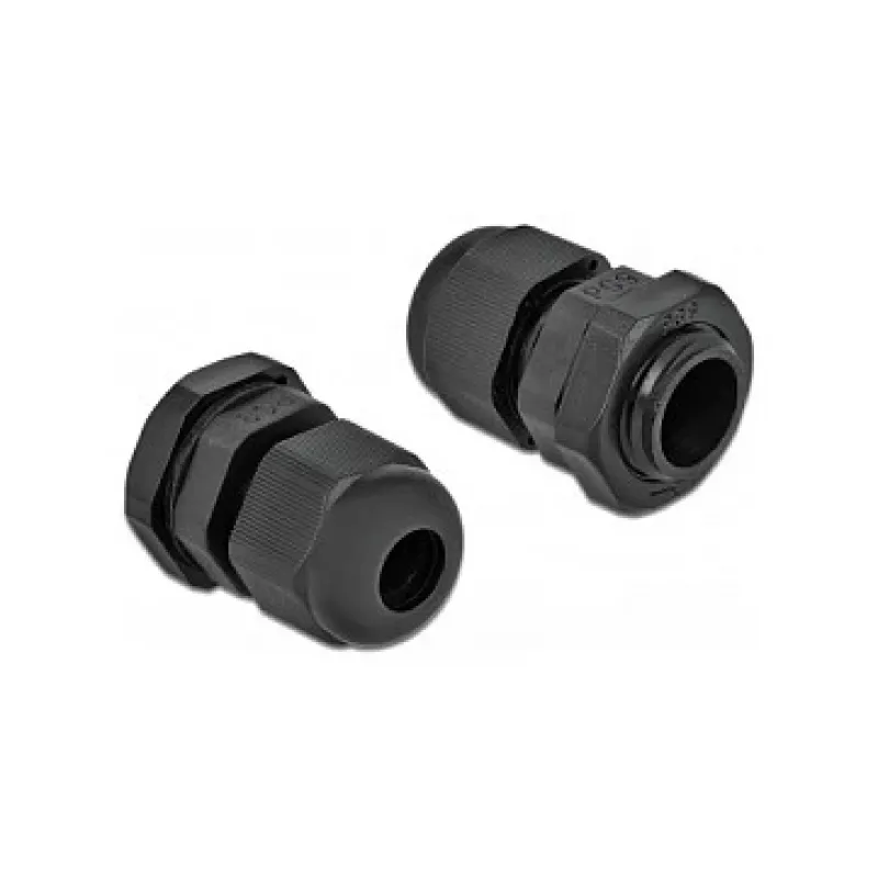 Kabelio riebokšlis DeLOCK 60194 Juodas Plastikinis 10 vnt.