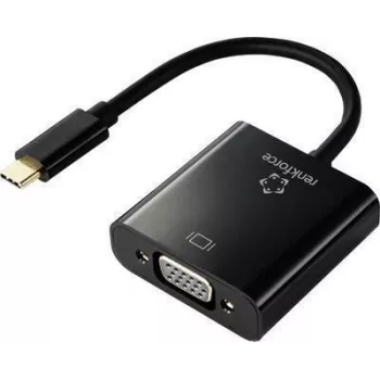 Renkforce RF-4679564 Vaizdo laido adapteris 0,1 m USB Type-C VGA (D-Sub) Juoda (RF-4679564)