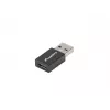 Lanberg AD-UC-UA-01 Laidinė sąsaja / lyties adapteris USB 3.0 Type A USB 3.0 Type C juodas (AD-UC-UA-01)