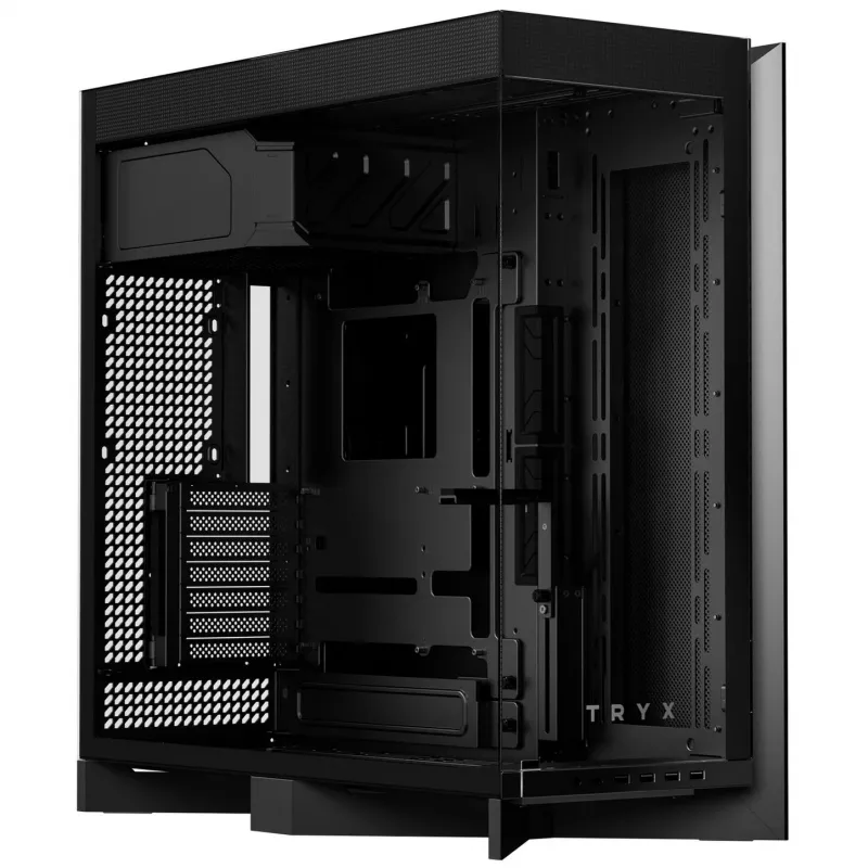 Kompiuterio korpusas TRYX LUCA L70 Midi-Tower grūdintas stiklas ARGB - juodas