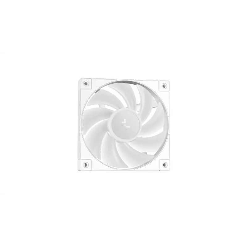 Vandens aušintuvas DeepCool LT240 White — 240 mm radiatorius, 2x 120 mm PWM ventiliatoriai (600–2400 RPM), 41 cm vamzdeliai, LGA1150