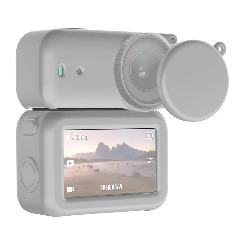 Silikoninis apsauginis dėklas Puluz, skirtas DJI Osmo Nano (pilkas)