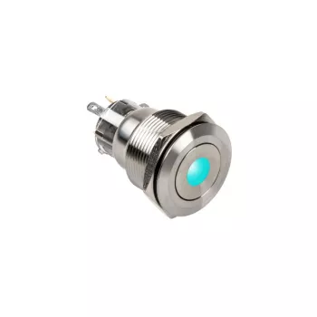 DimasTech Vandalismustaster 22mm Sidabrinėline Dot RGB PD215 mygtukas, 22 mm
