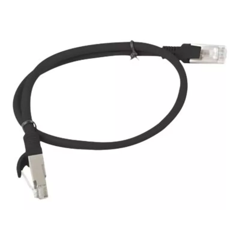 LANBERG PCU6-10CC-0050-BK Patchcord RJ45 kat. 6 UTP 0,5 m juoda