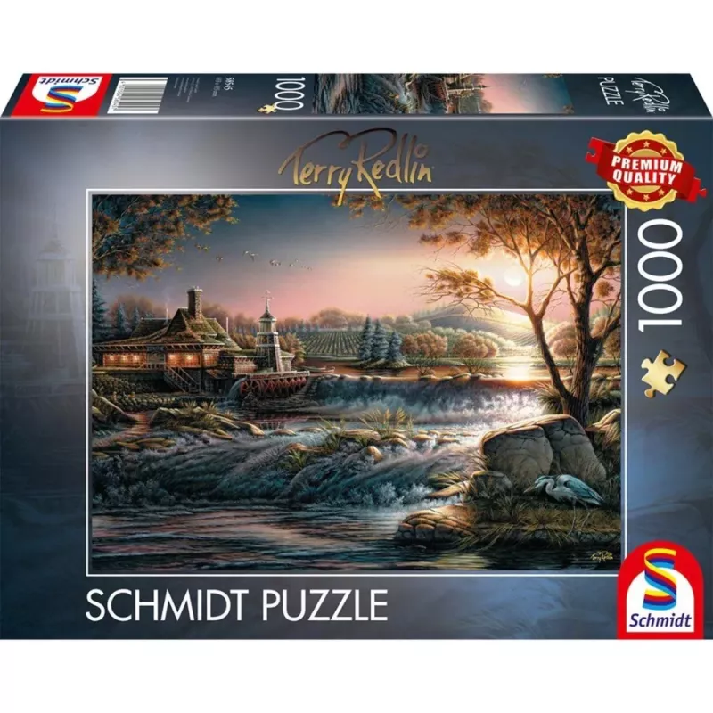 Terry Redlin: Lichter in der Wildnis, dėlionė 1000 dalių
