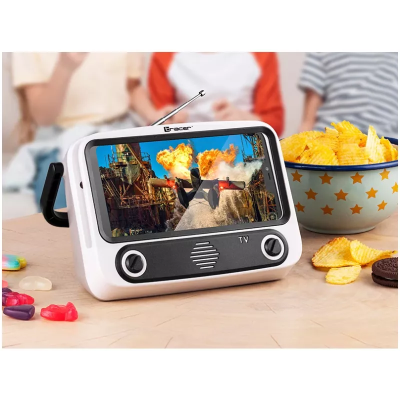 Mobilus stovas TRACER T-MLX48046 su Bluetooth garsiakalbiu, reguliuojamas telefono / planšetės laikiklis