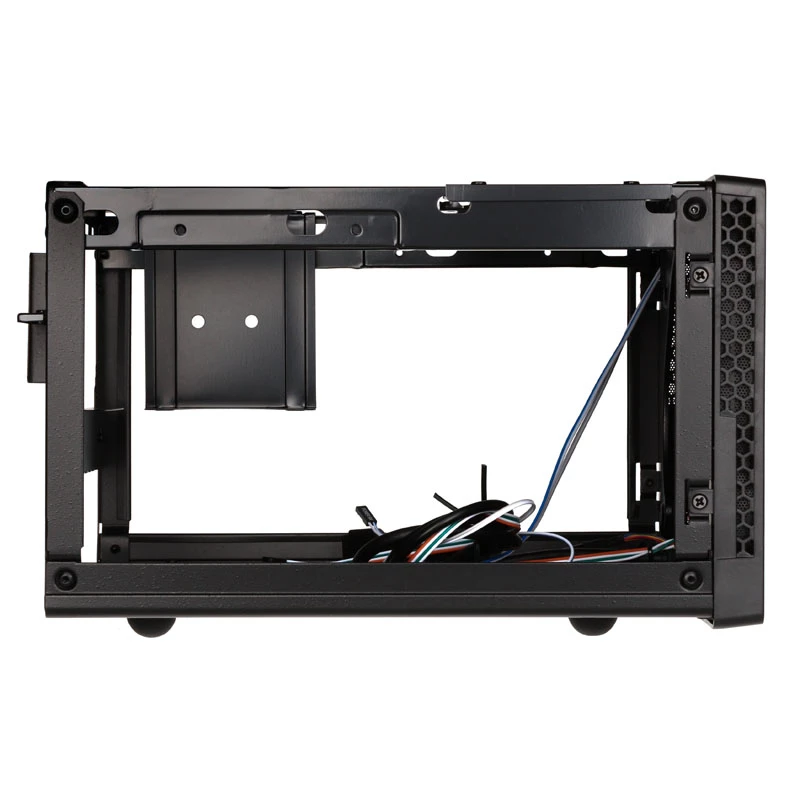 SilverStone SUGO 13 - Stacionarus - Mini-DTX - be maitinimo šaltinio (AT / PS/2) - Juoda - USB/Garso (SST-SG13B-Q)
