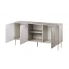 Komoda cama meble ISLA 1505x400x750 mm, matinė smėlio spalva, medžio drožlių plokštė