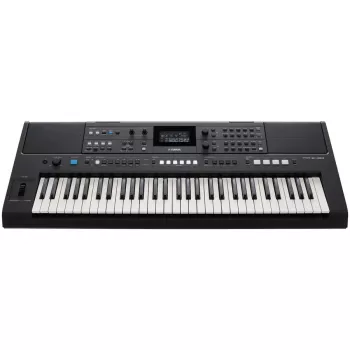 Klaviatūra YAMAHA PSR-E483 — 61 klavišo nešiojama aranžerio klaviatūra su lietimo jautrumu ir USB-MIDI