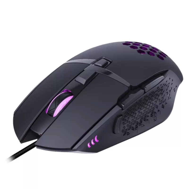 “Lumi Legend WM03G-16” laidinis pelė, USB A tipo, optinė, 7200 DPI, juoda