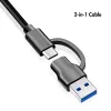 USB 3.2 Gen1 7 prievadų šakotuvas su atskirais jungikliais, juodas