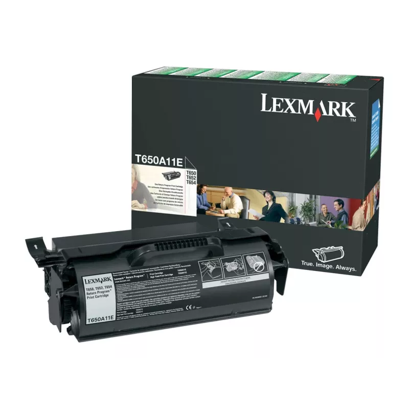 Lexmark T650A11E Originali juoda dažų kasetė 10000 puslapių